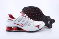 baskets nike shox promos nz taille 36-46 -blance-rouge06